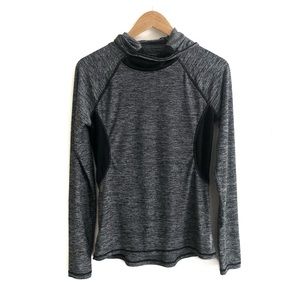 Reebok Long Sleeve Hooded Pullover Workout Top